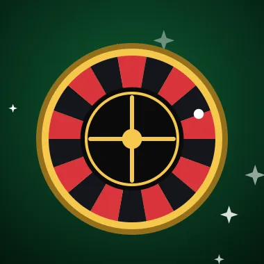 Live casino tile with a roulette wheel